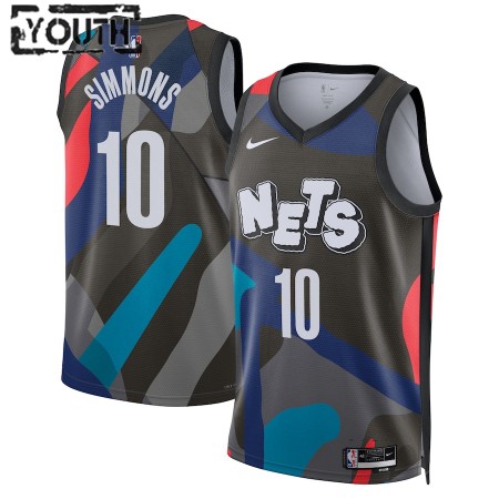 Camiseta Niños Brooklyn Nets Ben Simmons 2023-24 Nike City Edition Negro Swingman Camiseta Niños Brooklyn Nets Ben Simmons 2023-24 Nike City Edition Negro Swingman